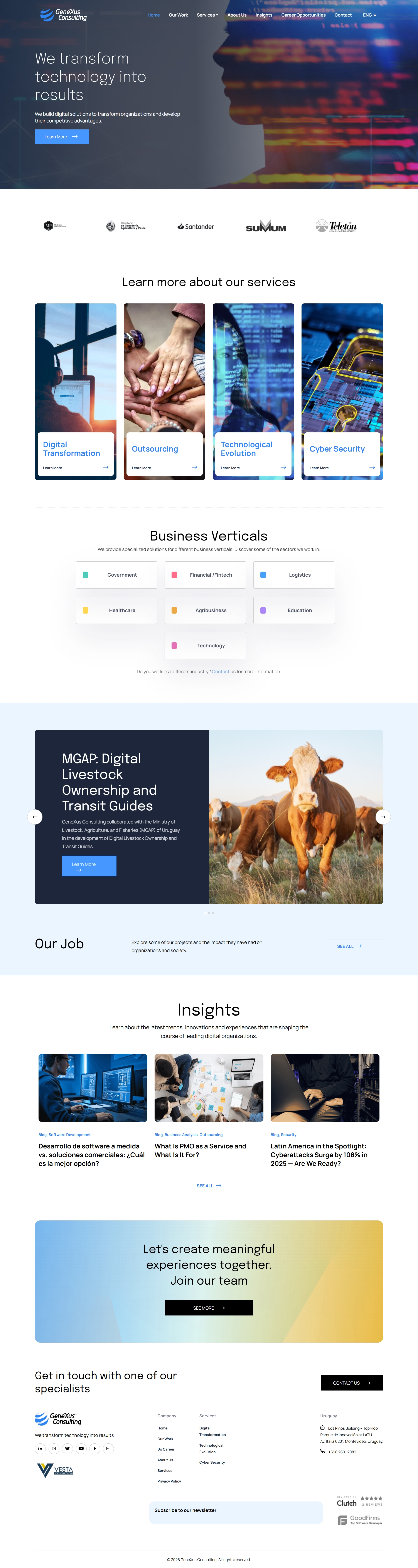 GeneXus Consulting - Vista Desktop