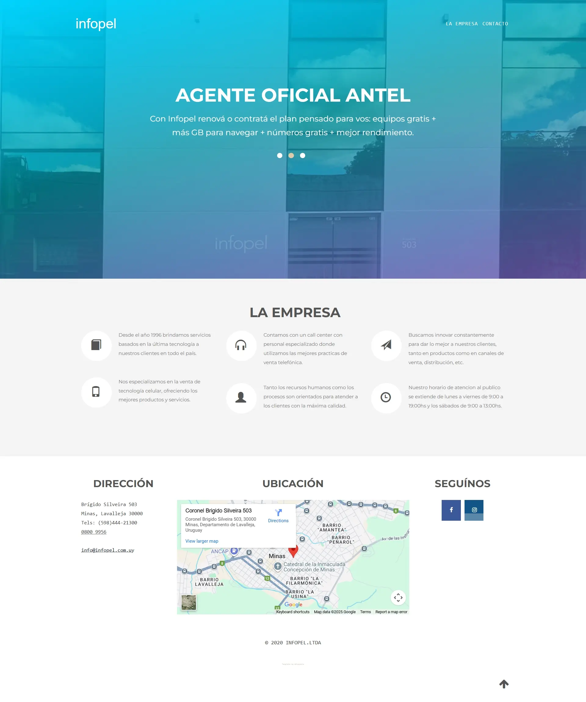 Infopel - Vista Desktop